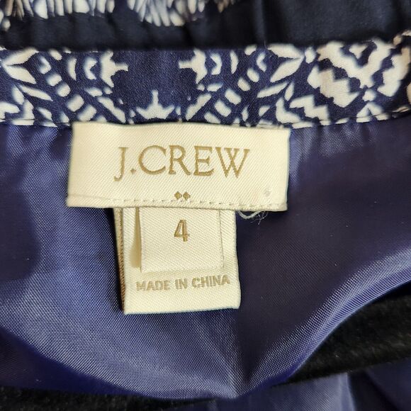 J. Crew Womens Maxi Dress Size 4 Navy Blue White Sun Spaghetti Straps Nautical - Picture 5 of 8